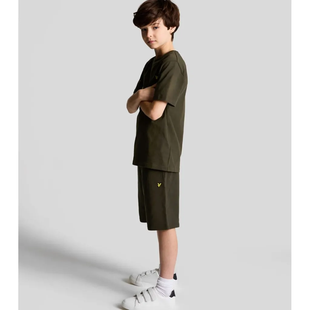 Shorts*Lyle And Scott Juniors Sweat Shorts in olive