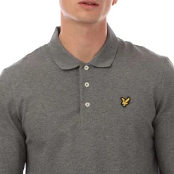 Polo Shirts|T-Shirts And Vests*Lyle And Scott Long Sleeve Polo Shirt in Grey
