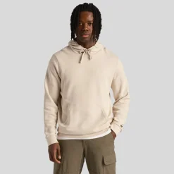 Hoodies*Lyle And Scott Loopback Embroidered Hoodie in Cream