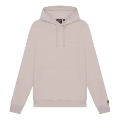 Hoodies*Lyle And Scott Loopback Embroidered Hoodie in Cream