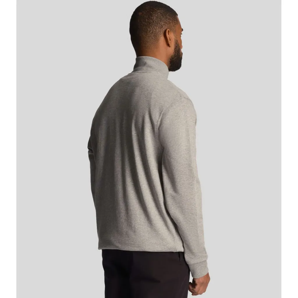 Sweatshirts*Lyle And Scott Loopback Quarter Zip Sweatshirt in Grey