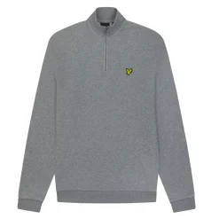 Sweatshirts*Lyle And Scott Loopback Quarter Zip Sweatshirt in Grey