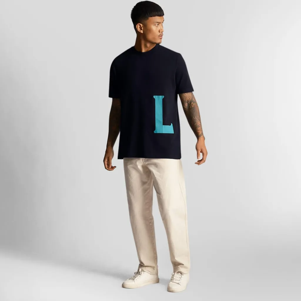 T-Shirts And Vests*Lyle And Scott L&S T-Shirt in Navy