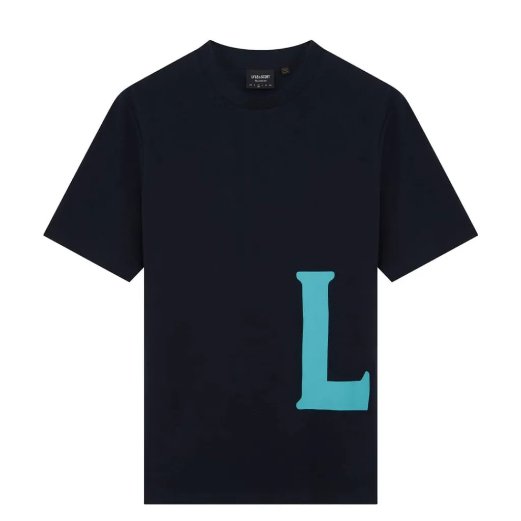 T-Shirts And Vests*Lyle And Scott L&S T-Shirt in Navy