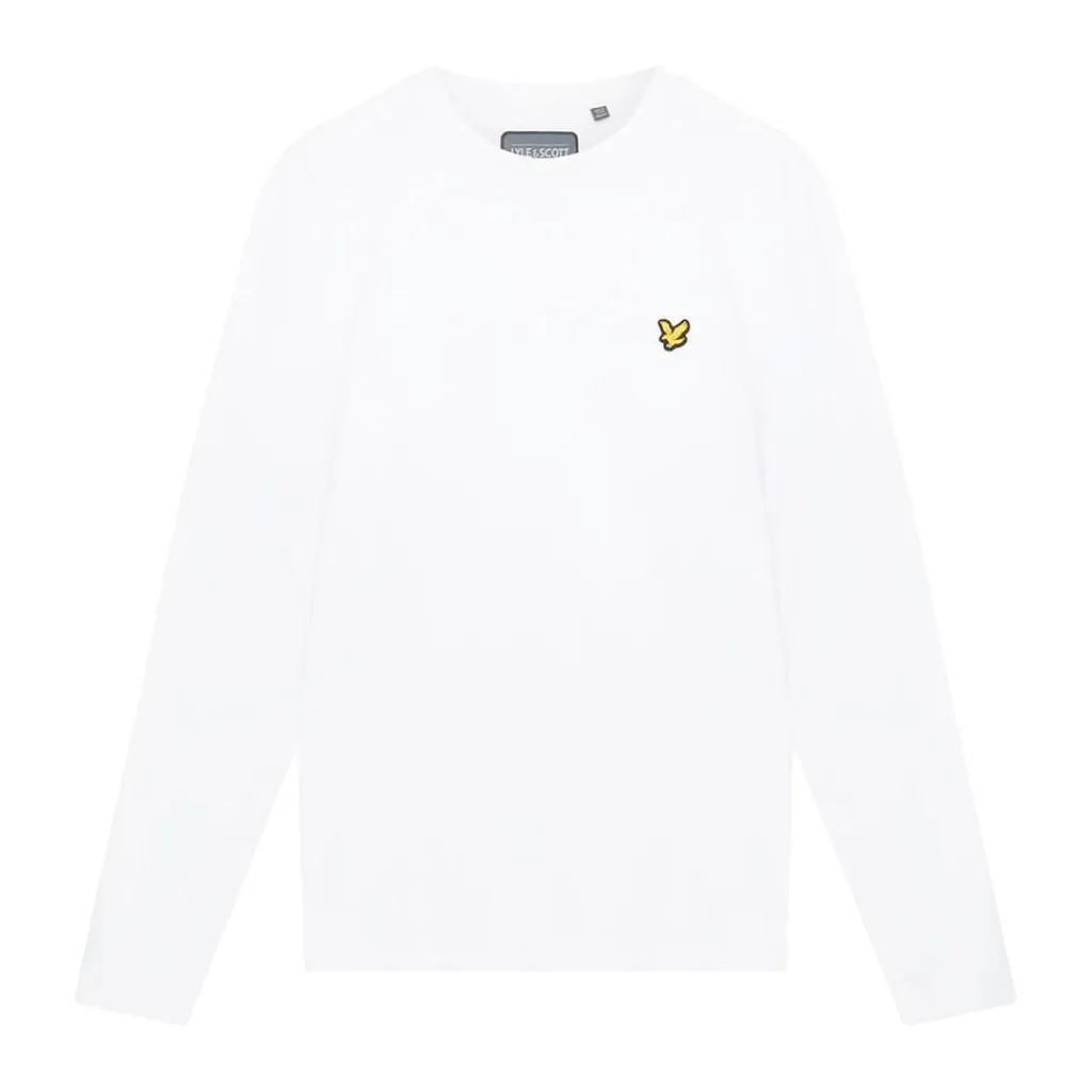 T-Shirts And Vests*Lyle And Scott Martin Long Sleeve Top in White
