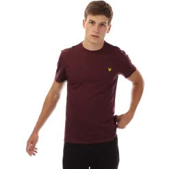 T-Shirts And Vests*Lyle And Scott Martin T-Shirt in Burgundy