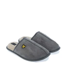 Slippers*Lyle And Scott Mens Tarquinn Slippers in Grey