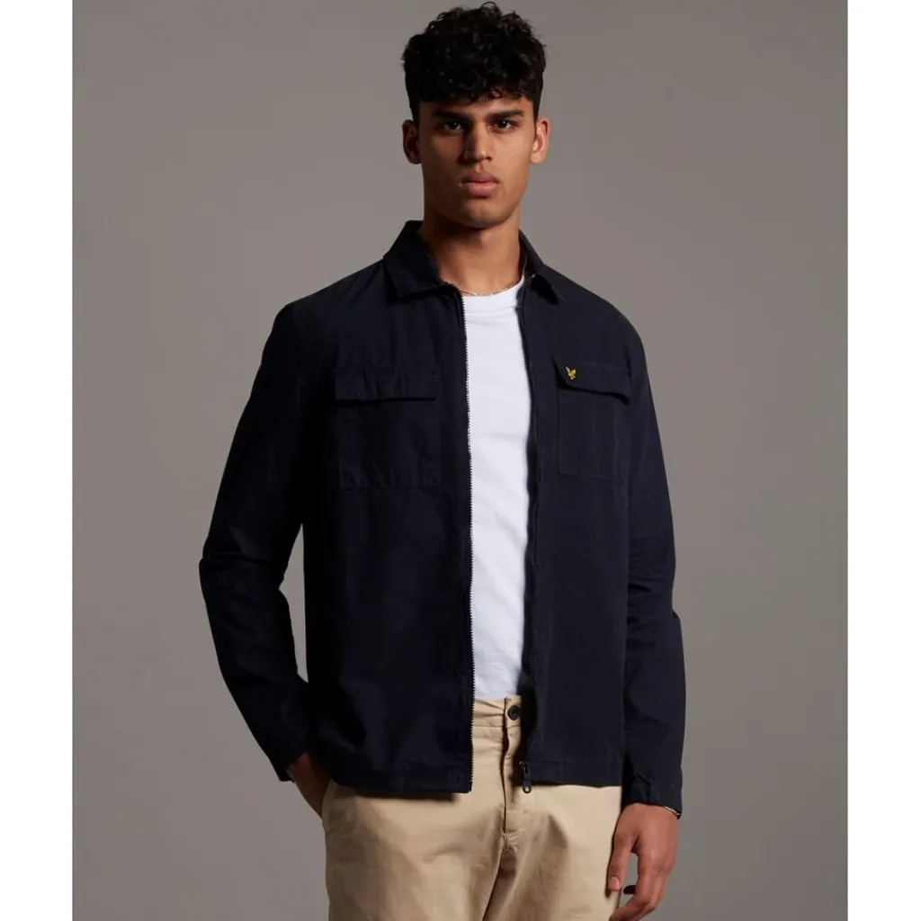 Coats And Jackets*Lyle And Scott Overshirt in Blue