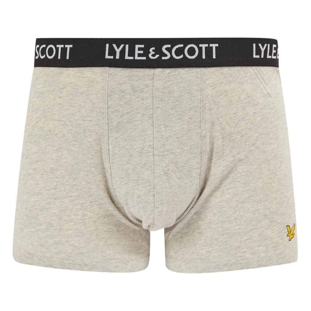Underwear And Socks*Lyle And Scott Pack Miller Trunks in Black