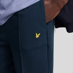Trousers*Lyle And Scott Pintuck Interlock Sweatpants in Navy