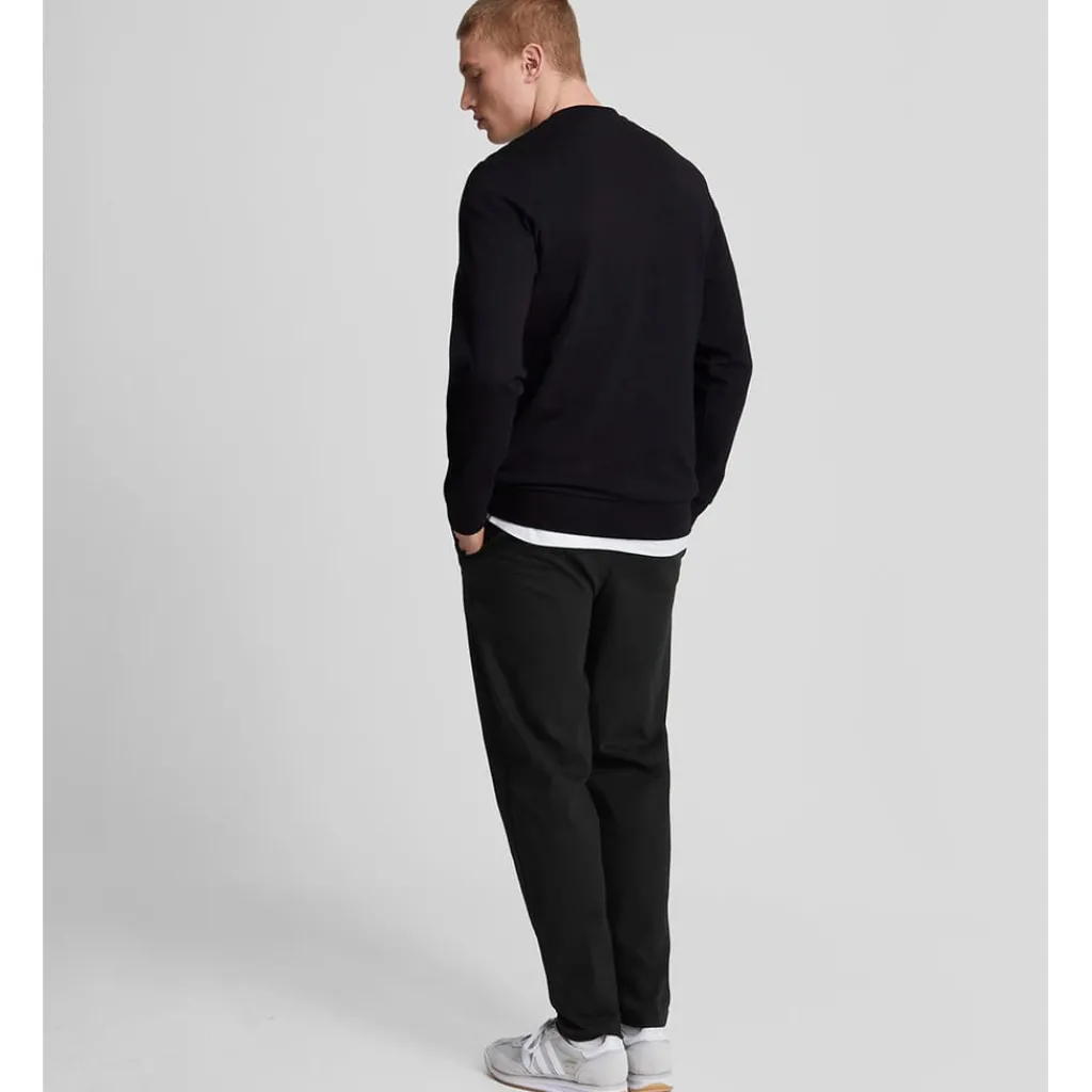 Trousers*Lyle And Scott Pintuck Interlock Sweatpants in Black