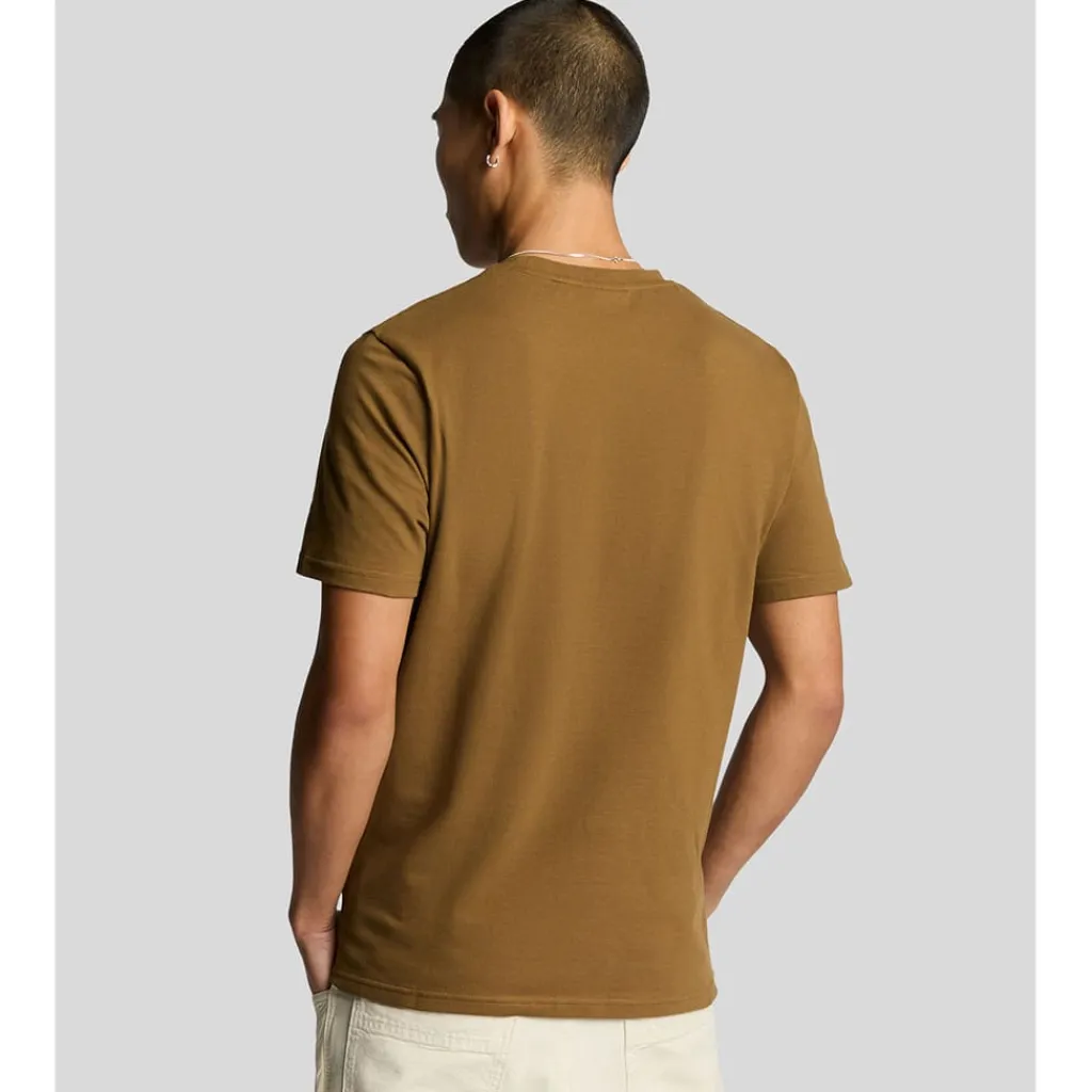 T-Shirts And Vests*Lyle And Scott Pique T-Shirt in Brown
