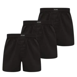 Underwear And Socks*Lyle And Scott 3pk Wvn Boxer in Black