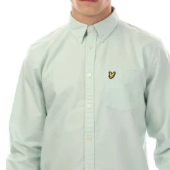 Shirts*Lyle And Scott Plain Oxford Shirt in Blue