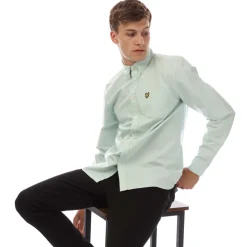 Shirts*Lyle And Scott Plain Oxford Shirt in Blue
