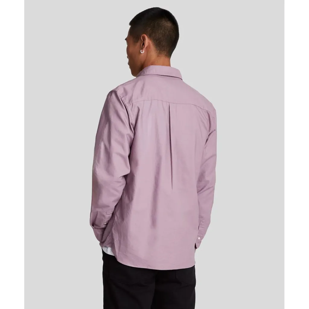 Shirts*Lyle And Scott Plain Oxford Shirt in Pink