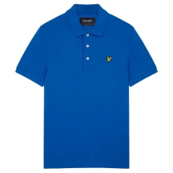 Polo Shirts*Lyle And Scott Plain Polo Shirt in Blue
