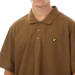 Polo Shirts*Lyle And Scott Plain Polo Shirt in Brown