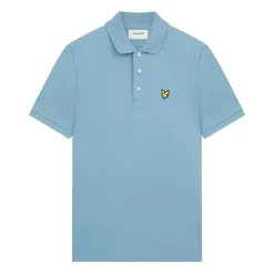 Polo Shirts*Lyle And Scott Plain Polo Shirt in Blue