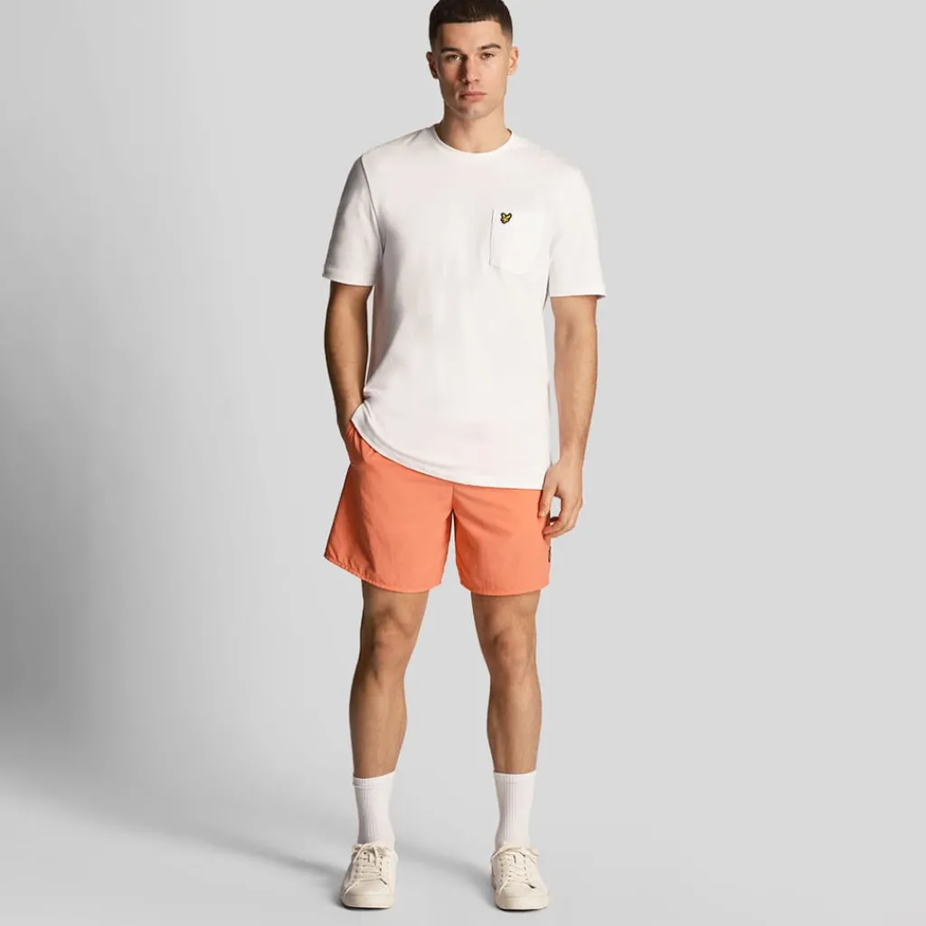 Shorts*Lyle And Scott Plain Swim Shorts in Orange