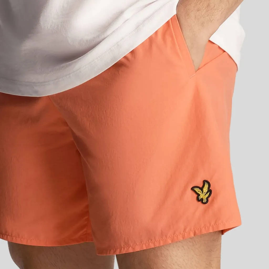 Shorts*Lyle And Scott Plain Swim Shorts in Orange