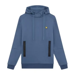 Sweatshirts|Hoodies*Lyle And Scott Pocket Branded Sweat Hoodie in Navy