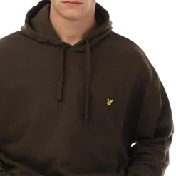 Hoodies*Lyle And Scott Pullover Hoodie in olive
