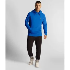 Sweatshirts|Hoodies*Lyle And Scott Pullover Hoodie in Blue