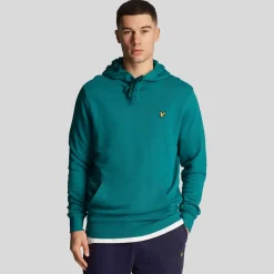 Sweatshirts|Hoodies*Lyle And Scott Pullover Hoodie in Green