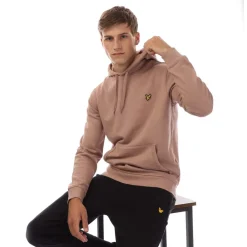 Sweatshirts|Hoodies*Lyle And Scott Pullover Hoodie in Mauve