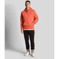 Sweatshirts|Hoodies*Lyle And Scott Pullover Hoodie in Pink