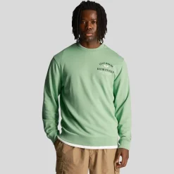 Sweatshirts*Lyle And Scott Racquet Club Graphic Sweatshirt in Green
