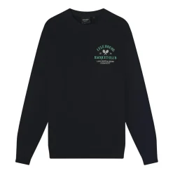 Sweatshirts*Lyle And Scott Racquet Club Graphic Sweatshirt in Navy