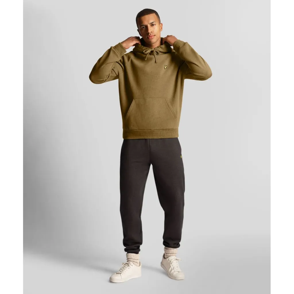Hoodies*Lyle And Scott Raglan Racked Hoodie in olive
