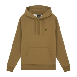 Hoodies*Lyle And Scott Raglan Racked Hoodie in olive