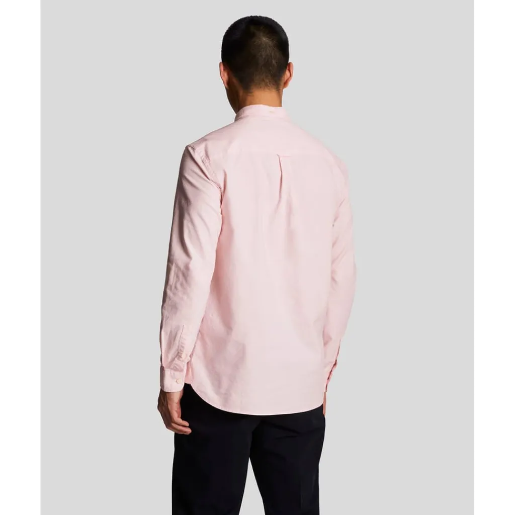 Shirts*Lyle And Scott Regular Fit Light Weight Oxford Shirt in Pink