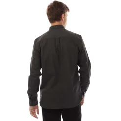 Shirts*Lyle And Scott Regular Fit Light Weight Oxford Shirt in Grey black