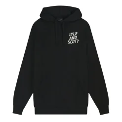 Sweatshirts|Hoodies*Lyle And Scott Ripple Logo Hoodie in Black