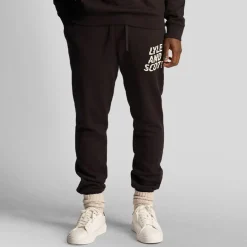 Trousers*Lyle And Scott Ripple Logo Joggers in Black