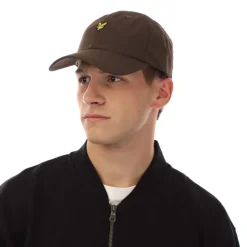 Caps-Hats*Lyle And Scott Ripstop Baseball Cap in olive