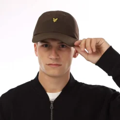 Caps-Hats*Lyle And Scott Ripstop Baseball Cap in olive