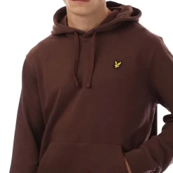 Sweatshirts|Hoodies*Lyle And Scott Scattered Eagles Graphic Hoodie in Red