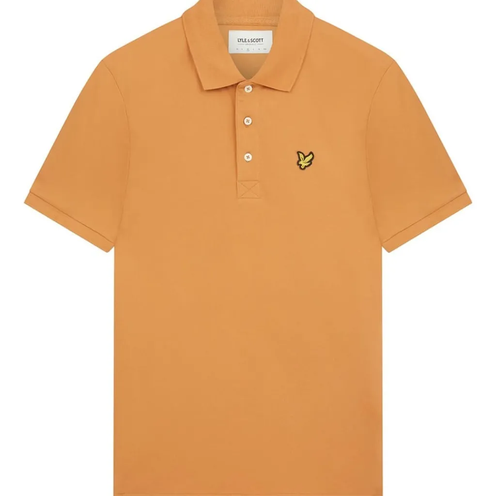 Polo Shirts*Lyle And Scott Short Sleeve Polo Shirt in Yellow
