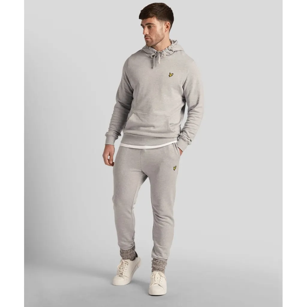 Trousers*Lyle And Scott Skinny Sweatpants in Light Grey