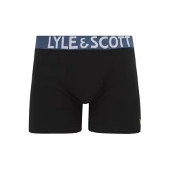 Underwear And Socks*Lyle And Scott Stn Wst Trunks in Black