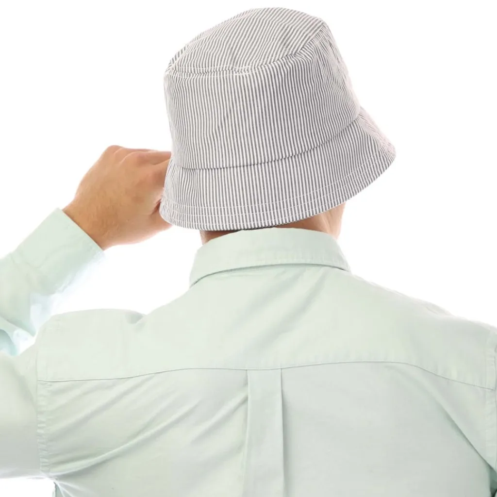 Caps-Hats*Lyle And Scott Stripe Bucket Hat in Grey White