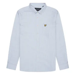Shirts*Lyle And Scott Stripe Oxford Shirt in Blue-White