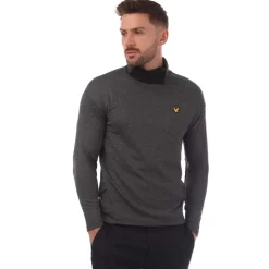Fitness And Gym Tops*Lyle And Scott Summer Snood Midlayer in Black