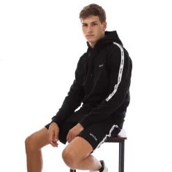 Sweatshirts|Hoodies*Lyle And Scott Tape Hoodie in Black