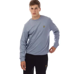 Sweatshirts*Lyle And Scott Tartan Heritage Graphic Sweatshirt in Blue